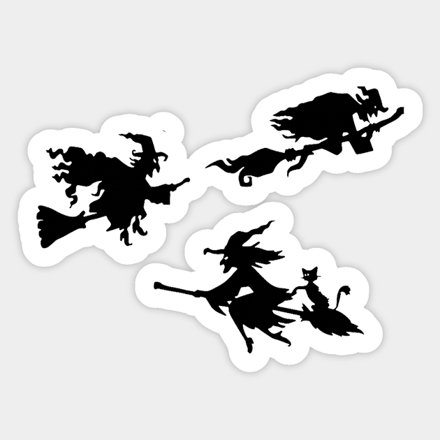 Halloween Wicked witch sticker pack Sticker by Darth Noob